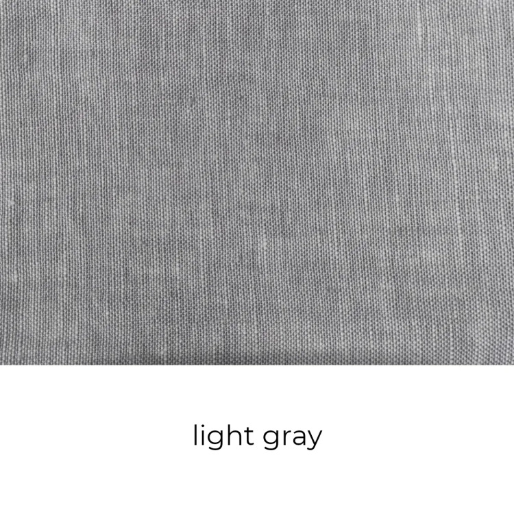 Próbka kolorystyczna lnu jasny szary light gray