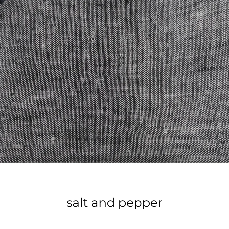 Próbka kolorystyczna lnu sól i pieprz salt and paper
