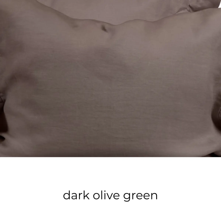 Próbka kolorystyczna lnu oliwkowy dark olive green