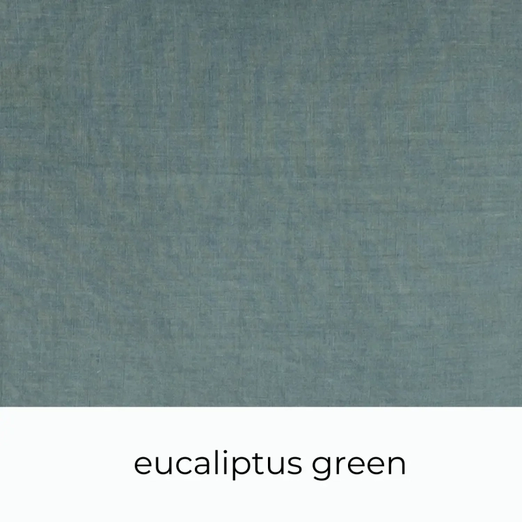 Próbka kolorystyczna lnu zielony eukaliptus eucalyptus green