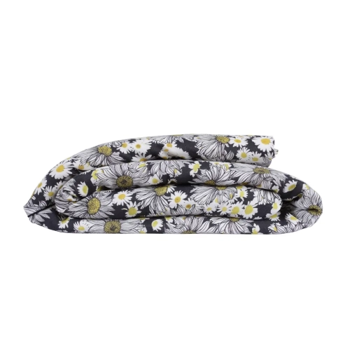 lniana poszwa na kołdrę w kwiaty INSPIRED BY NATURE daisy