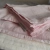 Lniana poszewki na poduszkę jasnoróżowa BASIC light rose, Detal