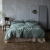 Komplet pościeli lnianej zielony PURE eucalyptus green