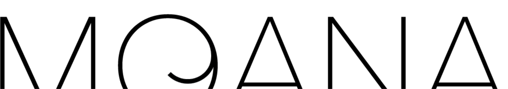 logo moana czarne na białym tle